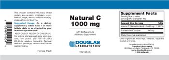 Douglas Laboratories Natural C 1000 mg With Bioflavonoids - supplement