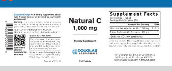Douglas Laboratories Natural C 1000 mg - supplement