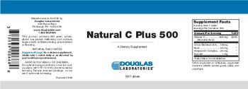 Douglas Laboratories Natural C Plus 500 - supplement