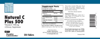 Douglas Laboratories Natural C Plus 500 - supplement