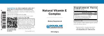 Douglas Laboratories Natural Vitamin E Complex - supplement