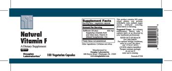 Douglas Laboratories Natural Vitamin F - supplement