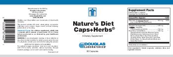 Douglas Laboratories Nature's Diet Caps + Herbs - supplement