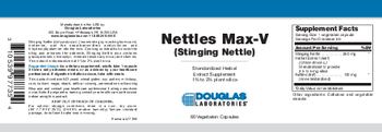 Douglas Laboratories Nettles Max-V (Stinging Nettle) - standardized herbal extract supplement