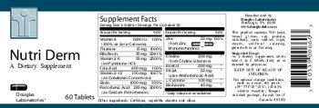 Douglas Laboratories Nutri Derm - supplement