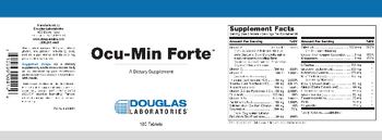 Douglas Laboratories Ocu-Min Forte - supplement