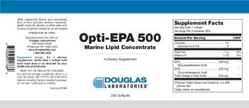 Douglas Laboratories Opti-EPA 500 Marine Lipid Concentrate - supplement