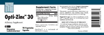 Douglas Laboratories Opti-Zinc 30 - supplement