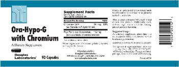 Douglas Laboratories Ora-Hypo-G With Chromium - supplement