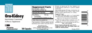 Douglas Laboratories Ora-Kidney Raw Kidney Concentrate - supplement