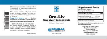 Douglas Laboratories Ora-Liv Raw Liver Concentrate - supplement