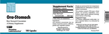 Douglas Laboratories Ora-Stomach Raw Stomach Concentrate - supplement