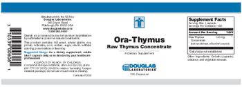 Douglas Laboratories Ora-Thymus Raw Thymus Concentrate - supplement