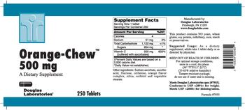 Douglas Laboratories Orange-Chew 500 mg - supplement