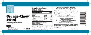 Douglas Laboratories Orange-Chew 500 mg - supplement