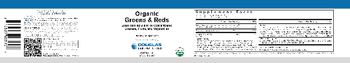Douglas Laboratories Organic Greens & Reds - supplement