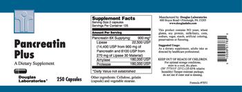 Douglas Laboratories Pancreatin Plus - supplement