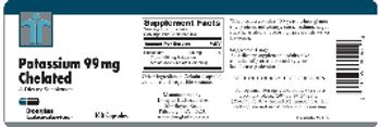 Douglas Laboratories Potassium 99 mg Chelated - supplement