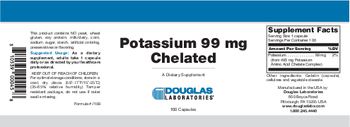 Douglas Laboratories Potassium 99 mg Chelated - supplement