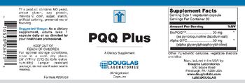 Douglas Laboratories PQQ Plus - supplement