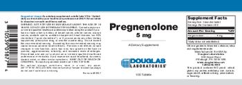 Douglas Laboratories Pregnenolone 5 mg - supplement