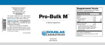 Douglas Laboratories Pro-Bulk M - supplement