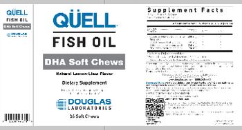 Douglas Laboratories Quell Fish Oil DHA Soft Chews Natural Lemon-Lime Flavor - supplement