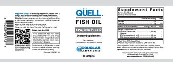Douglas Laboratories Quell Fish Oil EPA/DHA plus D - supplement