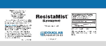 Douglas Laboratories ResistaMist (Lysozyme) - supplement