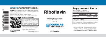 Douglas Laboratories Riboflavin - supplement