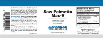 Douglas Laboratories Saw Palmetto Max-V - standardized herbal extract supplement