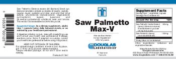 Douglas Laboratories Saw Palmetto Max-V - standardized herbal extract supplement