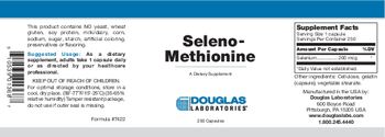 Douglas Laboratories Seleno-Methionine - supplement