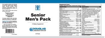 Douglas Laboratories Senior Men's Pack - supplement