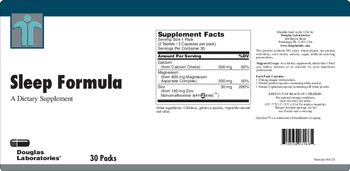 Douglas Laboratories Sleep Formula - supplement