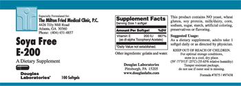 Douglas Laboratories Soya Free E-200 - supplement