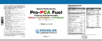 Douglas Laboratories Sports Performance Pro-PCA Fuel Natural Raspberry Flavor - supplement