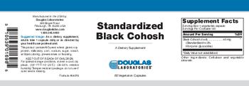 Douglas Laboratories Standardized Black Cohosh - supplement