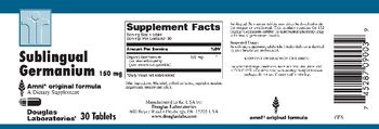 Douglas Laboratories Sublingual Germanium 150 mg - supplement