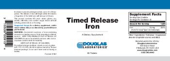 Douglas Laboratories Timed Release Iron - supplement