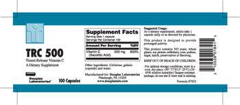 Douglas Laboratories TRC 500 Timed-Release Vitamin C - supplement