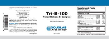Douglas Laboratories Tri-B-100 Timed Release B-Complex - supplement