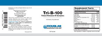 Douglas Laboratories Tri-B-100 Timed Release B-Complex - supplement