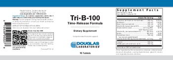 Douglas Laboratories Tri-B-100 Timed Release Formula - supplement