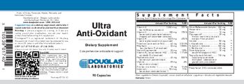 Douglas Laboratories Ultra Anti-Oxidant - a low allergenicity supplement