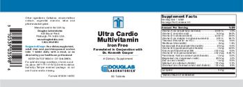Douglas Laboratories Ultra Cardio Multivitamin Iron Free - supplement