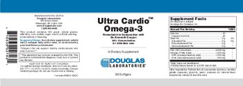 Douglas Laboratories Ultra Cardio Omega-3 60% Concentration 5:1 EPA/DHA Ratio - supplement