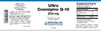 Douglas Laboratories Ultra Coenzyme Q-10 200 mg - supplement