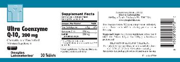 Douglas Laboratories Ultra Coenzyme Q-10, 200 mg - supplement