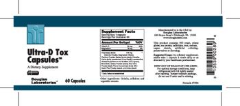 Douglas Laboratories Ultra-D Tox Capsules - supplement